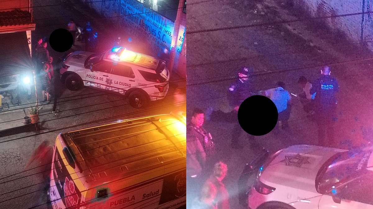 ¡Noche sangrienta en Puebla! Ejecutan a hombre en la colonia Revolución Mexicana; lo remataron en el piso.