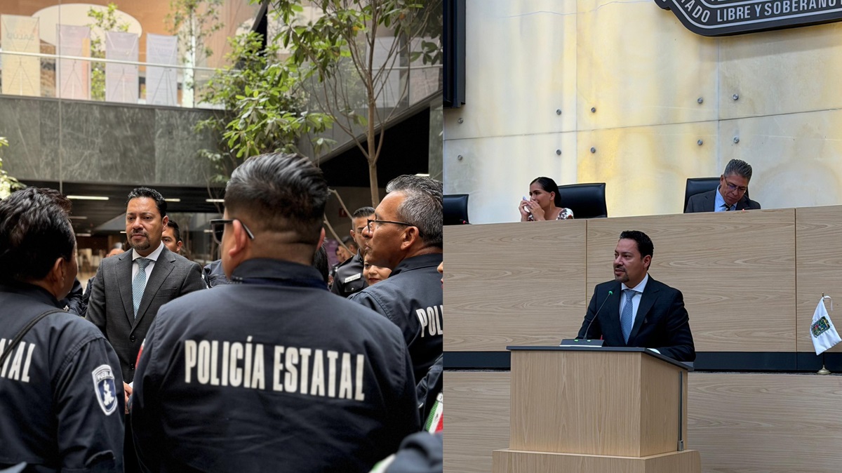 Andrés Villegas busca ley para blindar a policías poblanos: Seguro de vida y médico obligatorio.