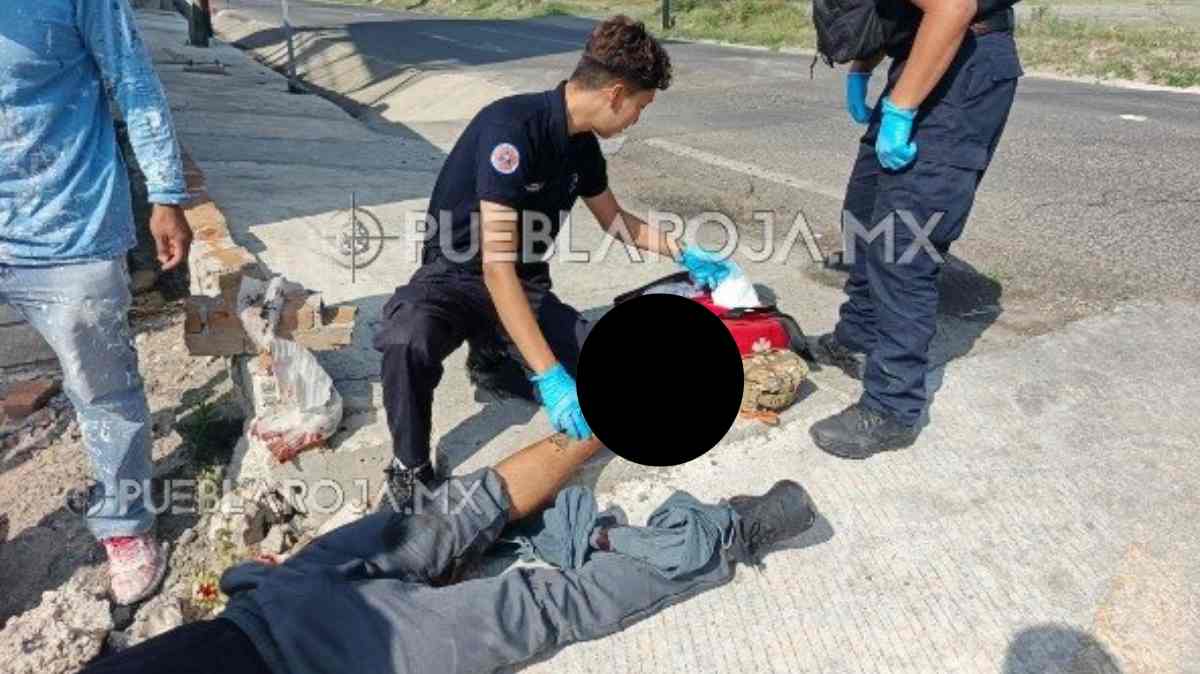 De una discusión vial a un disparo: persiguen y balean a ciclista en Lomas de Angelópolis