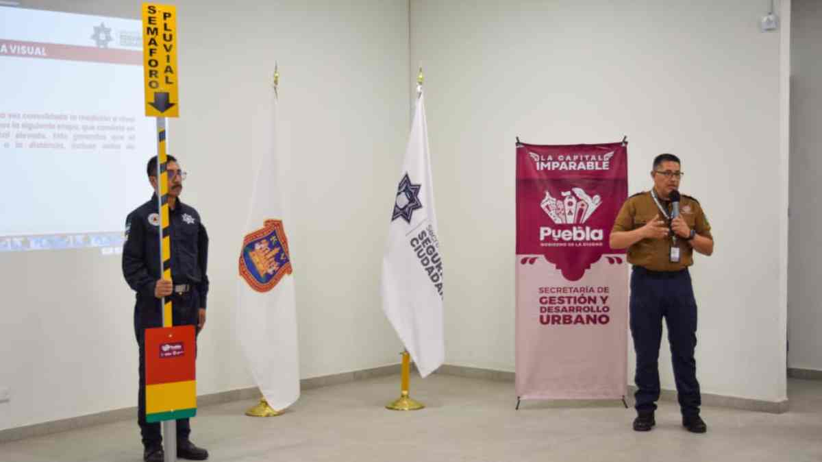 Puebla refuerza semáforos pluviales ante temporada de lluvias y zonas de riesgo