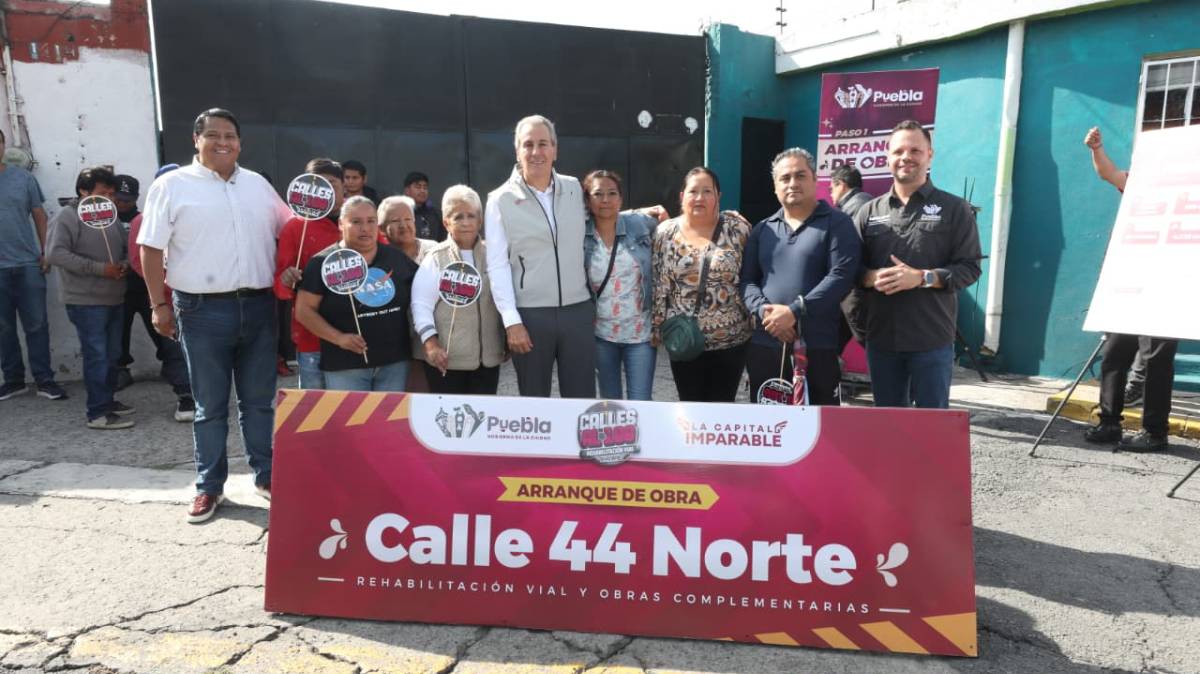 Pepe Chedraui arranca rehabilitación vial en San Luis Gonzaga; más de 6 mil poblanos serán beneficiados