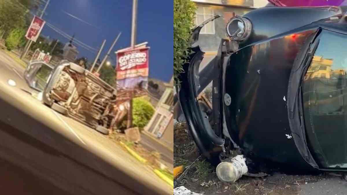 Volcadura en la 24 Sur y Las Torres deja daños y moviliza a cuerpos de emergencia en Puebla