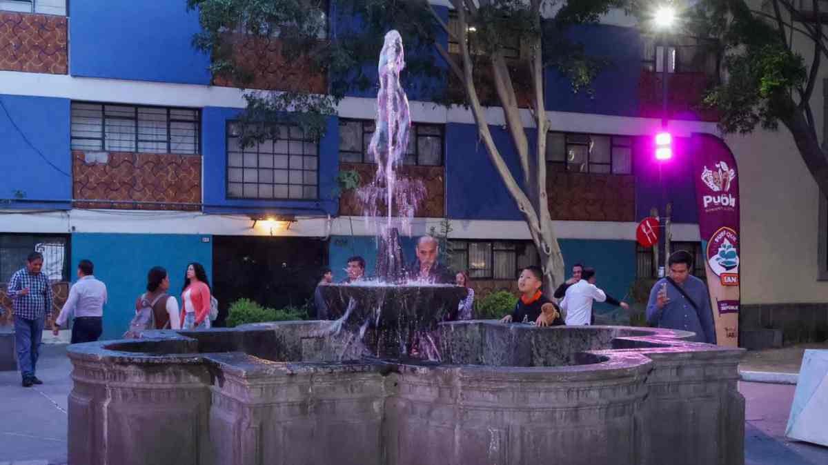 Rehabilitan la Fuente Álvaro Obregón en el Parque del Señor de los Trabajos