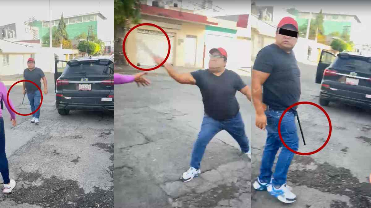 Casi las atropella, las insulta y después las amenaza con una vara: madre denuncia agresión frente a sus hijas en Puebla
