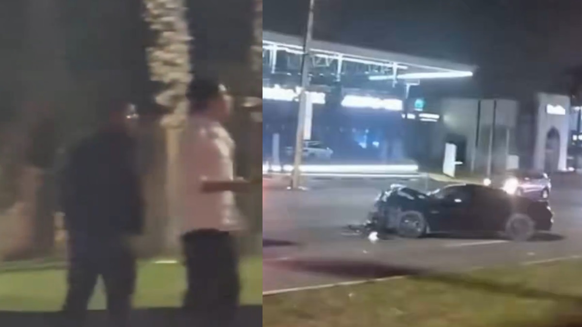 VIDEO Otra vez, la Atlixcáyotl como pista: "juniors" destrozan Mustang tras jugar carreras