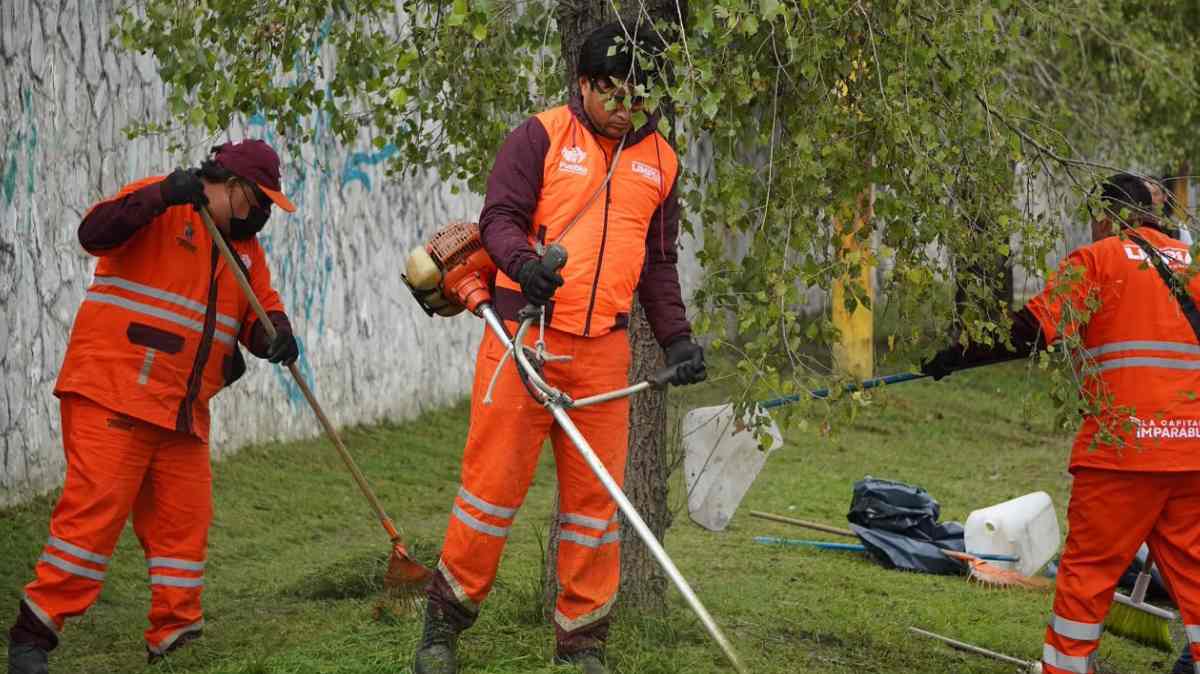 Realizan jornada de limpieza en el Seminario Palaf