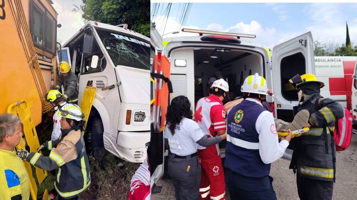 Habría ido distraído: testimonio apunta a presunta imprudencia del chofer en choque de Ruta 50 con tren en Puebla