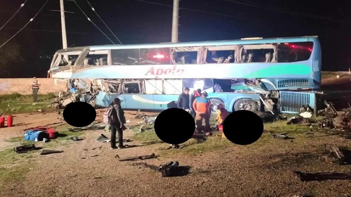 Tragedia en la carretera 57: choque de autobús Apolo de Puebla deja cinco muertos y 11 lesionados