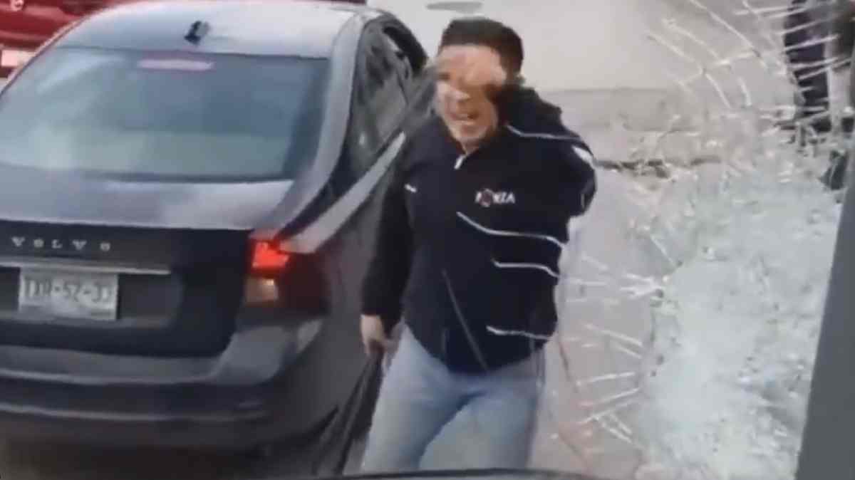 Montachoques siembran pánico en San Felipe: destrozan parabrisas de camión con pasajeros a bordo