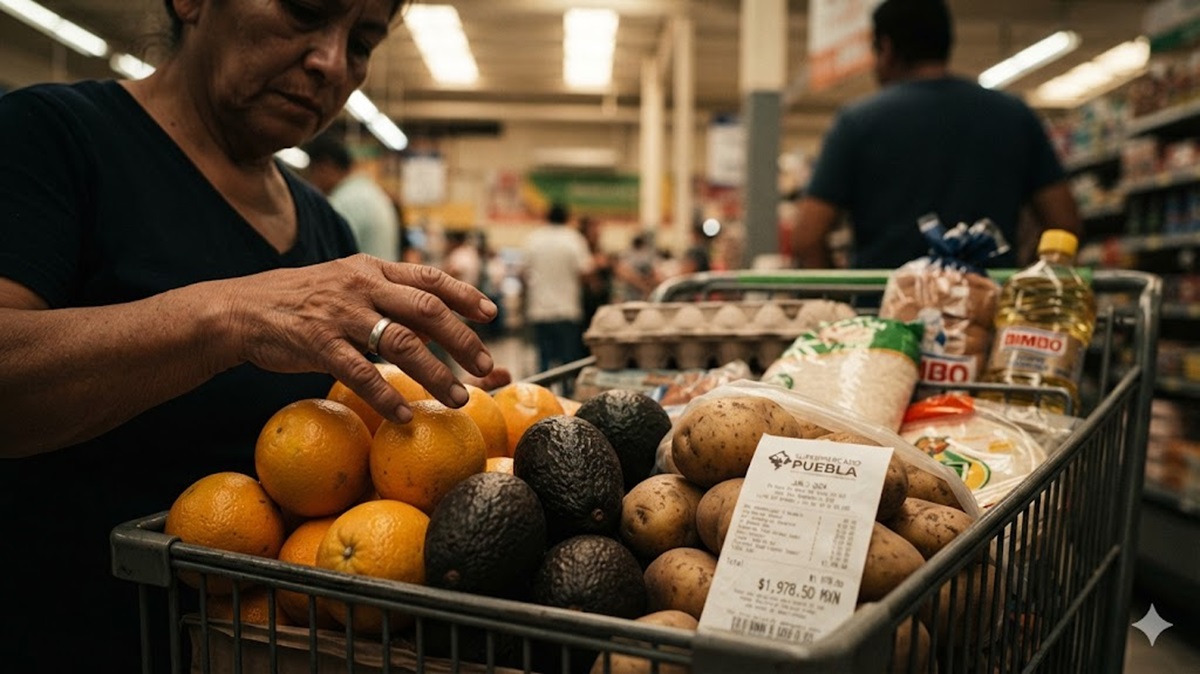 Canasta básica en Puebla alcanza récord: casi llega a los 2 mil pesos en junio