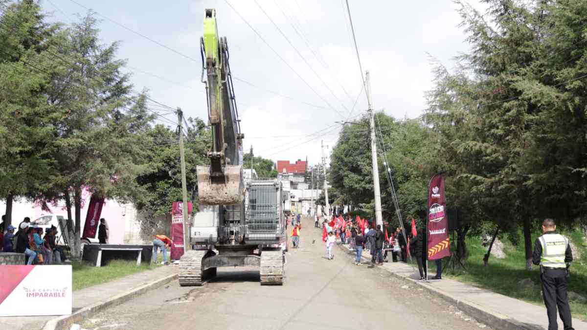 Inicia rehabilitación vial en Fraternidad Antorchista; obra beneficiará a más de 10 mil habitantes