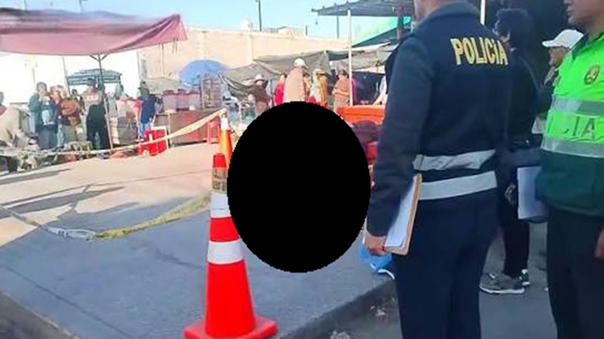 ¿Qué pasó en el Mercado Hidalgo? Hallan a hombre sin vida en la vía pública.