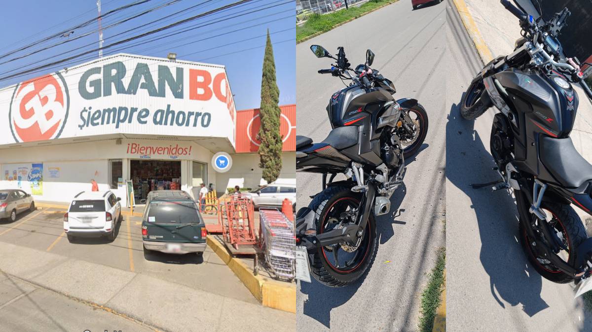 Roban motocicleta en estacionamiento de Gran Bodega Independencia en Puebla; víctima solo logró levantar predenuncia