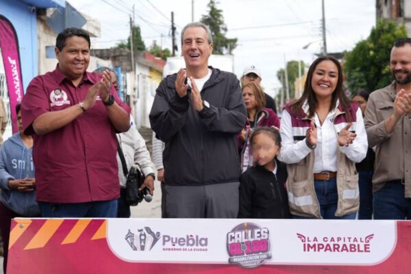 Más de 15 mil poblanos serán beneficiados: arrancan obras viales en dos juntas auxiliares de la capital