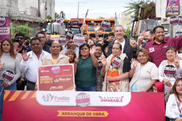 Más de 6 mil poblanos serán beneficiados: inicia rehabilitación de una vialidad clave en San Sebastián de Aparicio