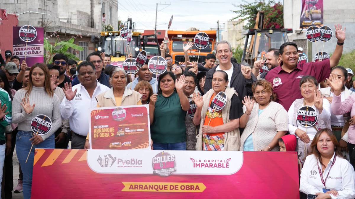 Más de 6 mil poblanos serán beneficiados: inicia rehabilitación de una vialidad clave en San Sebastián de Aparicio