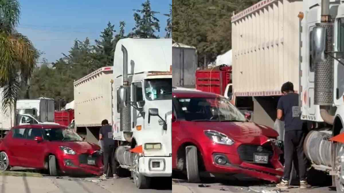 Choque entre tráiler y automóvil provoca movilización sobre la 11 Sur, frente a estación Independencia de RUTA
