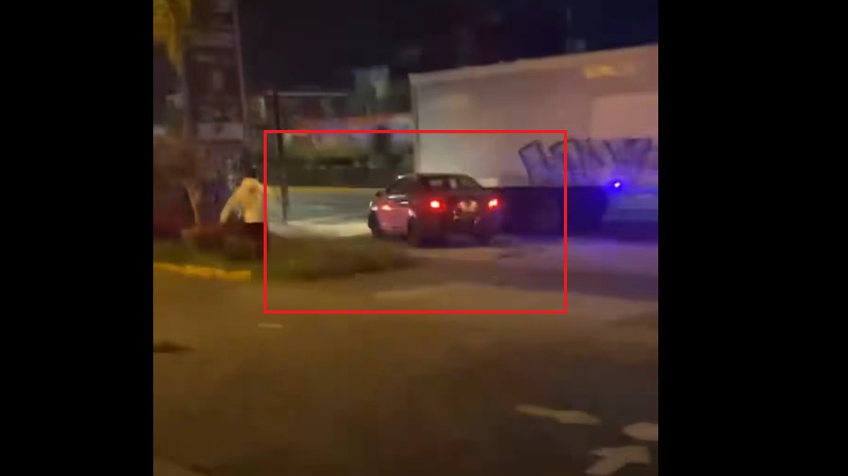 Noche de caos en la Diagonal Defensores: Conductor ebrio provoca carambola y huye en sentido contrario