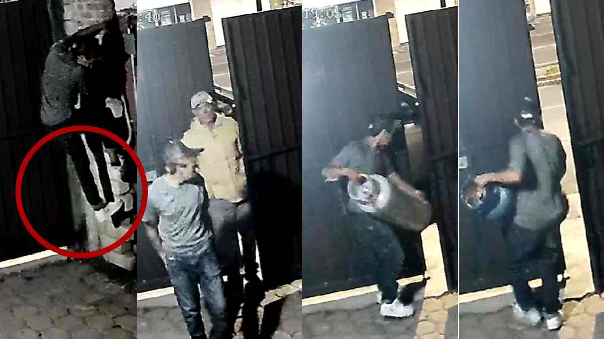 Cámaras captan a ladrones robando una casa en Puebla; regresaron minutos después por más
