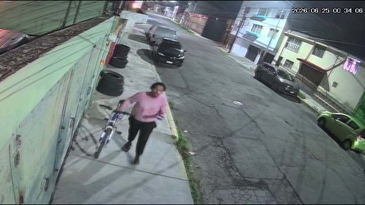 Cámaras captan robo de bicicleta en la colonia Leobardo Coca; víctima pide ayuda para identificar al responsable