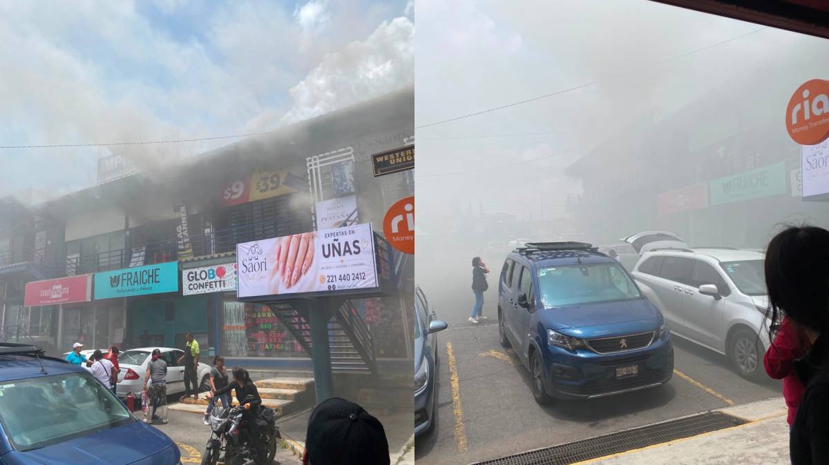 Imprenta en llamas: fuerte incendio junto al Mercado Independencia