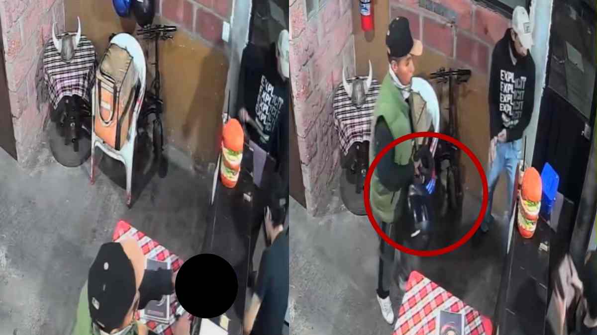 Cuatro sujetos en motocicletas asaltan negocio de alimentos en Lomas del Sol; empleados fueron amagados con armas de fuego