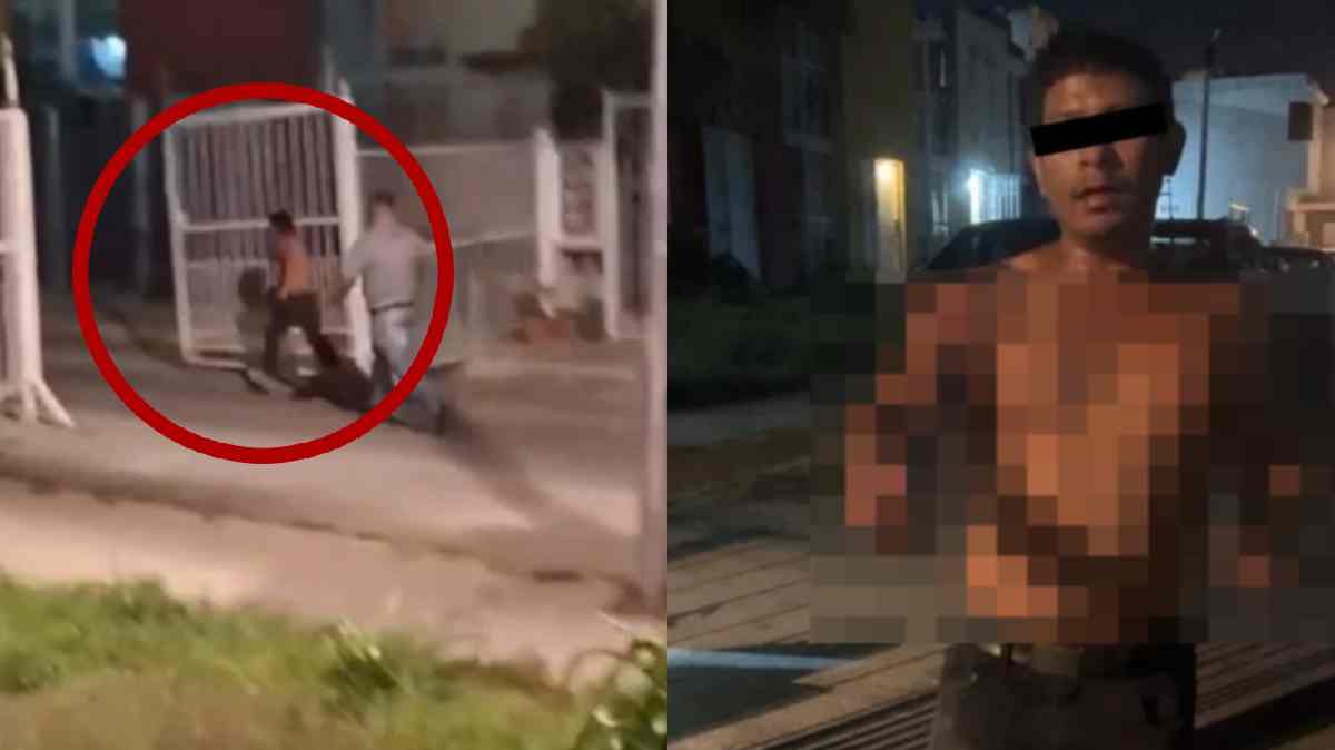 Vecinos persiguen a presunto ladrón en Galaxia La Calera; mujer intervino y evitó un posible linchamiento