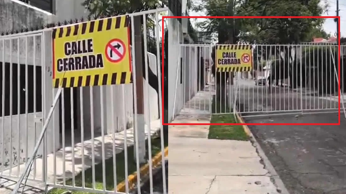 Vecinos de El Mirador se “blindan”: instalan reja para frenar ola delictiva