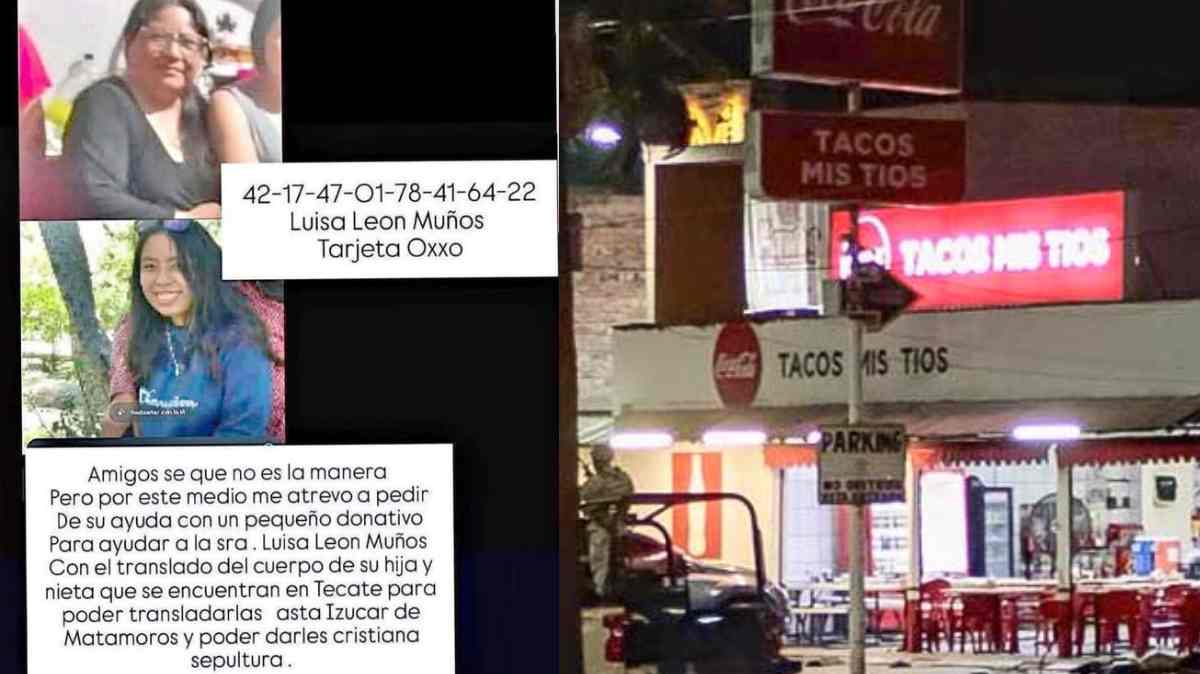 Madre e hija de Izúcar murieron en ataque armado en Baja California; familiares piden ayuda para traer sus cuerpos a Puebla