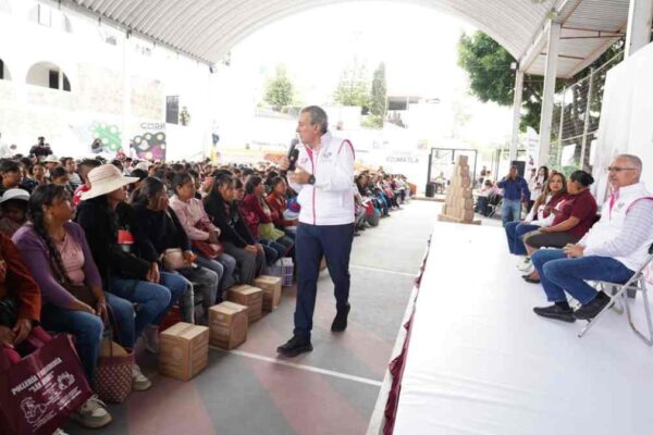 Entregan 3 mil despensas en San Andrés Azumiatla para fortalecer la alimentación de familias vulnerables