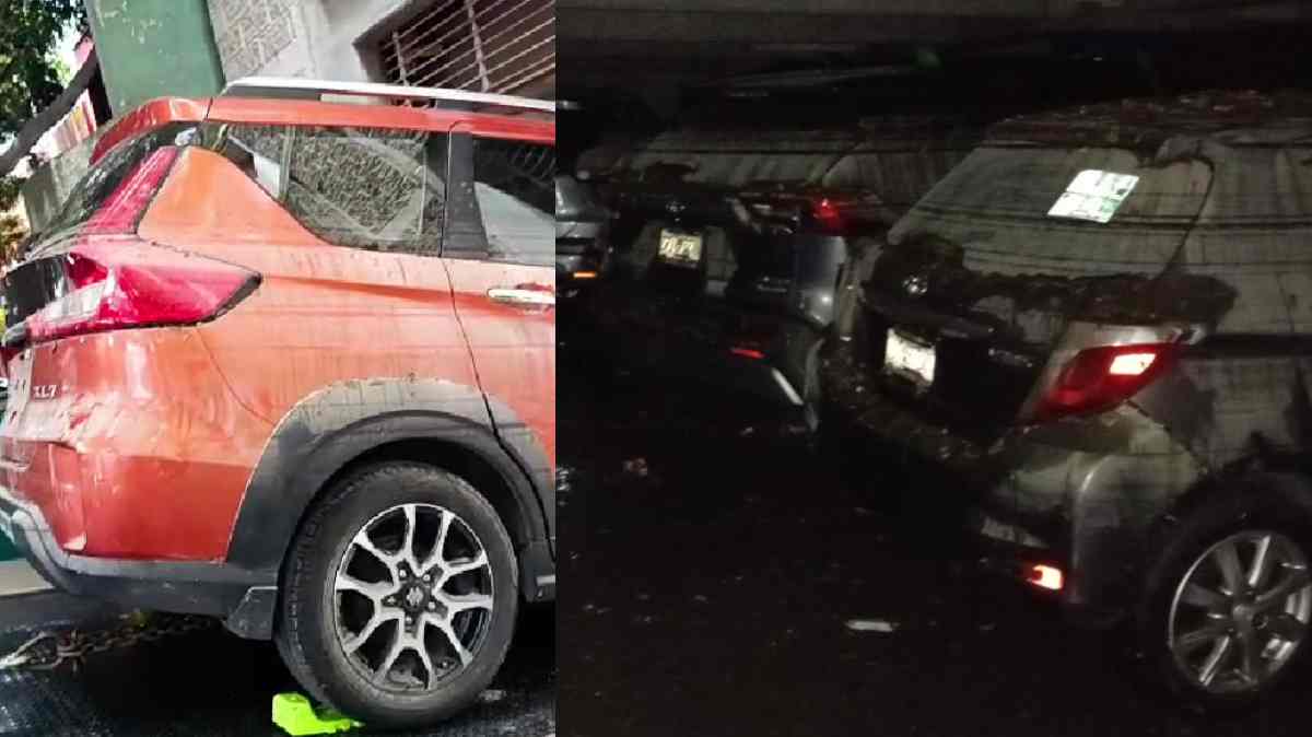 Sin cifra oficial, continúan retirando vehículos del estacionamiento inundado en Paseo San Francisco