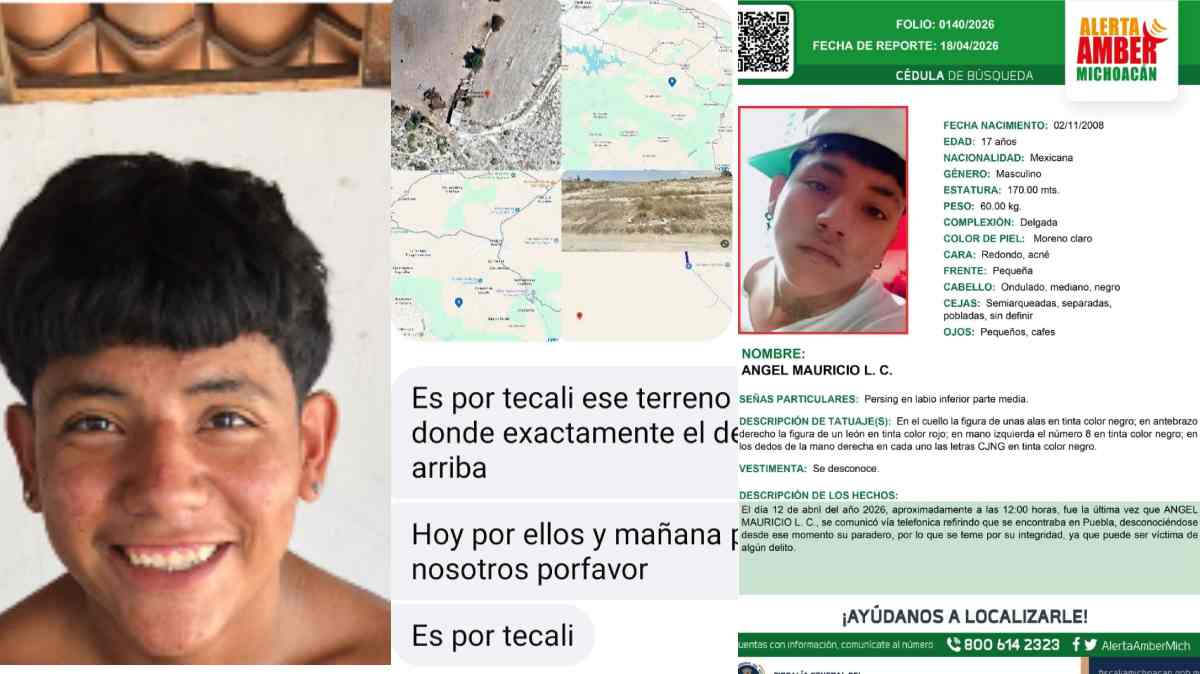 Madre busca a su hijo desaparecido en Puebla desde hace casi tres meses; denuncia falta de avances en la investigación
