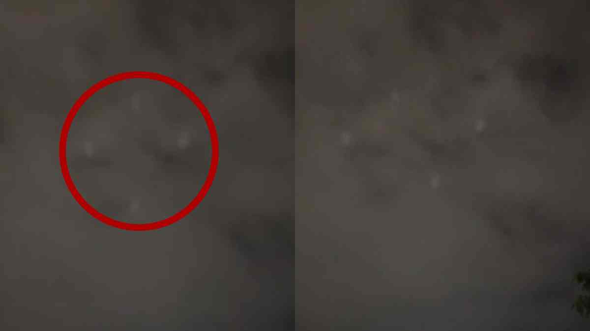 Poblanos captan extrañas luces en el cielo de Puebla; testigos reportan movimientos inusuales