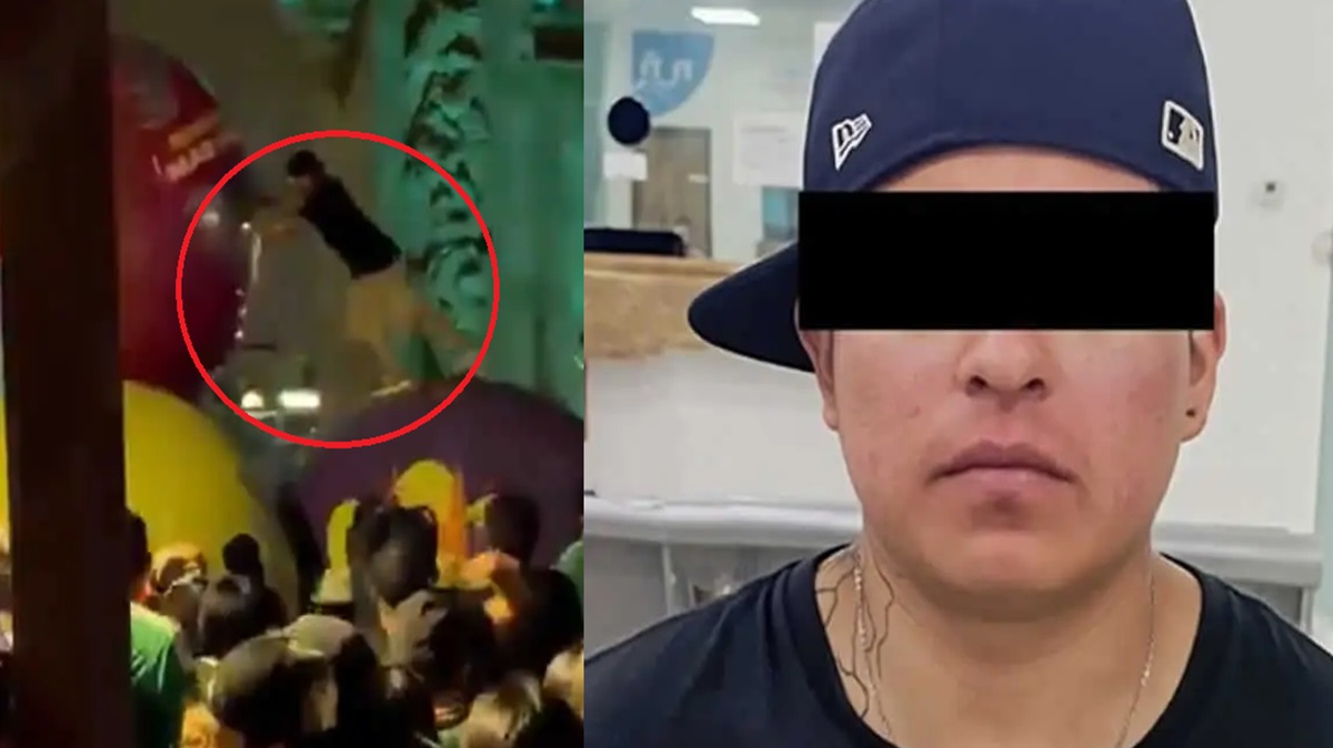 Detienen a poblano por vandalizar escultura mundialista en los Arcos de Zapopan