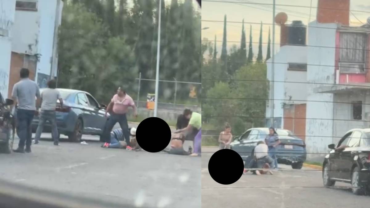 Pelea entre varios hombres moviliza a vecinos en Bosques del Pilar, al norte de la ciudad de Puebla