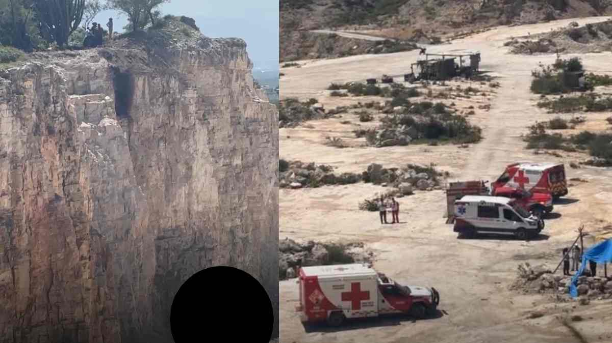 Trabajador de la tercera edad muere tras caer más de 35 metros en una cantera de Tehuacán