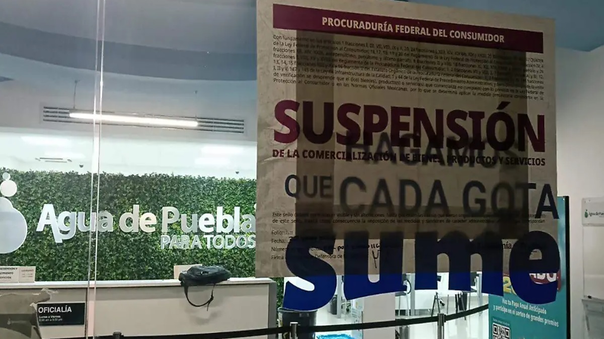 Agua de Puebla bajo la lupa: Acumulan 210 quejas ante Profeco por cobros irregulares