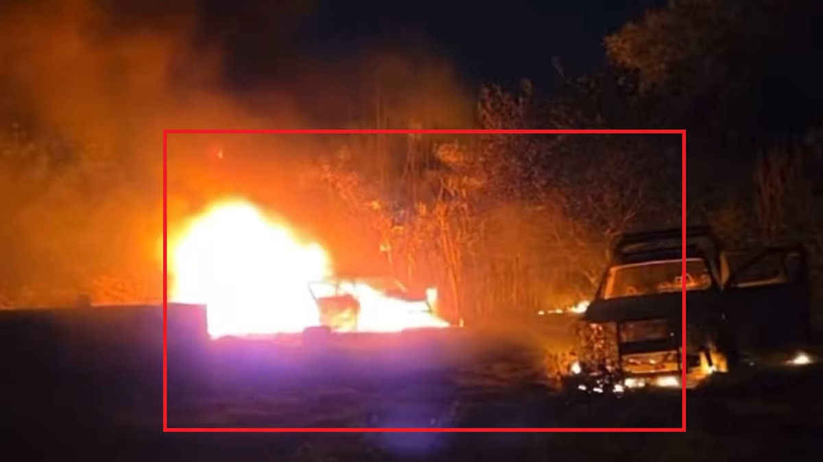 Caos en la Mixteca: Pobladores incendian tres patrullas en Huaquechula tras ola de violencia