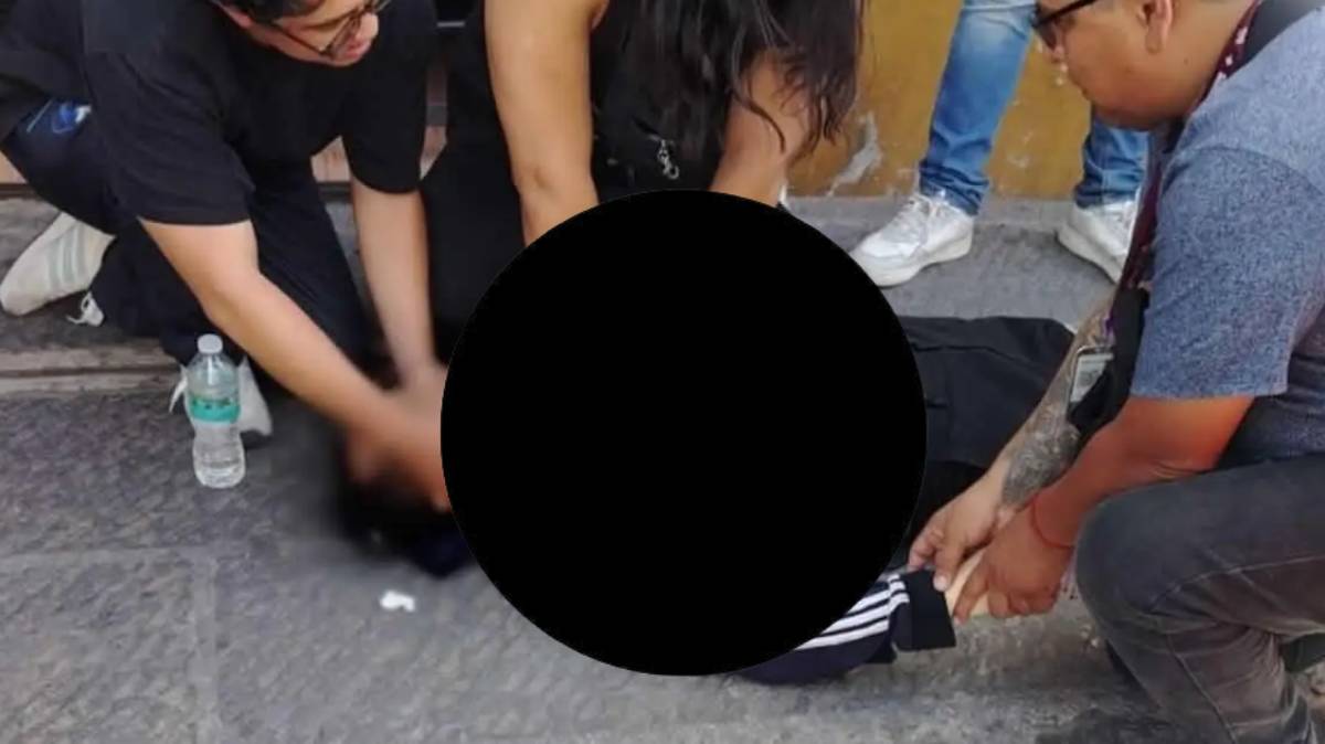 Hombre muere en calles del Centro Histórico de Puebla; habría sufrido un infarto