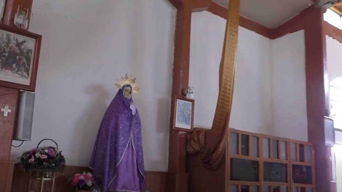 Detienen a presunto ladrón antes de robo en iglesia de San Miguel Hueyotlipan; buscaba llevarse una bomba de agua y una imagen religiosa