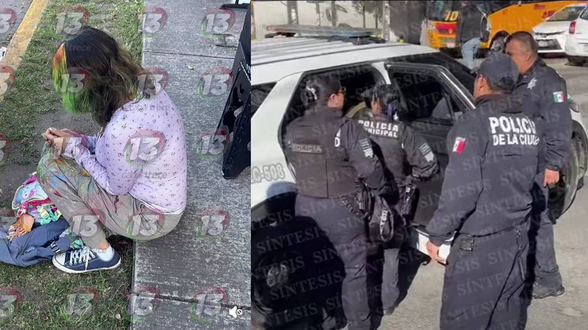 Detienen a seis presuntos carteristas cerca de la BUAP y minutos después asaltan a joven en la misma zona