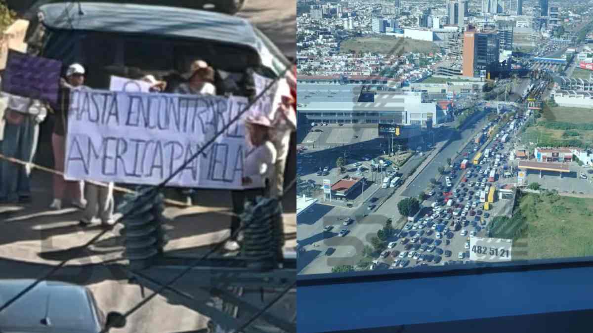 Caos en la Atlixcáyotl: manifestantes bloquean caseta de Atlixco en ambos sentidos para exigir la búsqueda de América Pamela