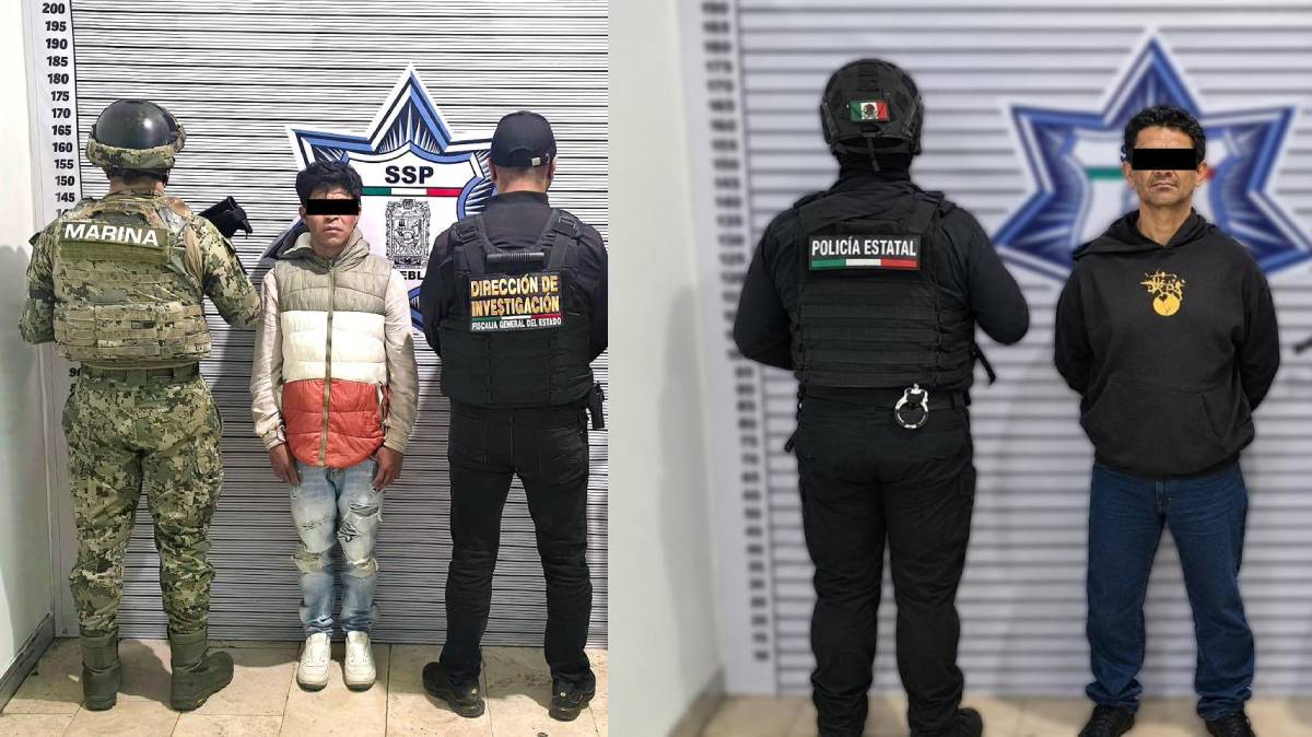Detienen en Puebla a tres presuntos integrantes del CJNG; los relacionan con homicidios y robo de vehículos