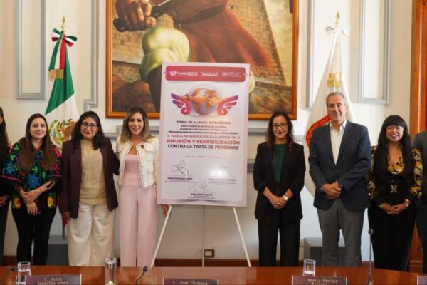 Puebla refuerza prevención contra la trata de personas con alianza con Naciones Unidas