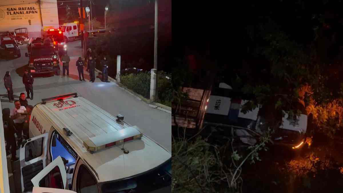 Patrulla de San Martín Texmelucan cae a barranca durante la madrugada; se desconoce estado de policías