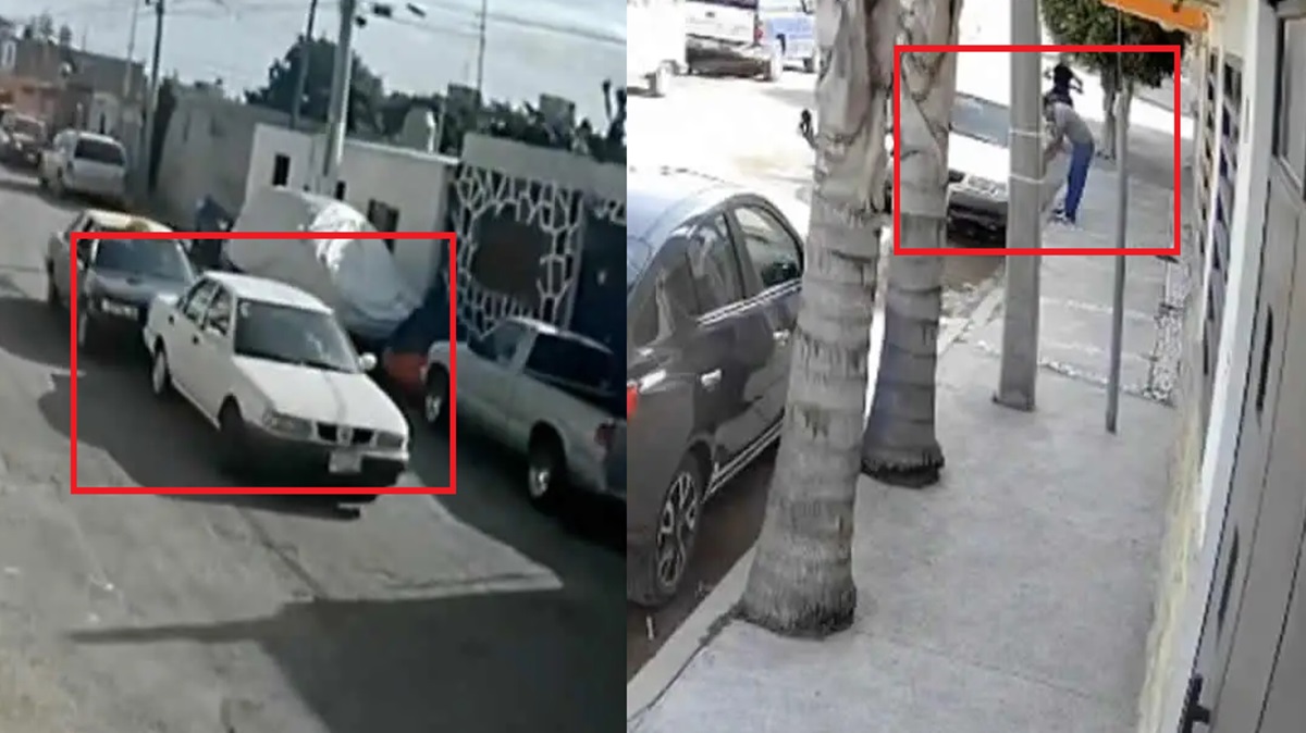 El carro tenía truco: Ladrones intentan robar auto en la Leobardo Coca, fallan al arrastrarlo y terminan llevándose solo la batería