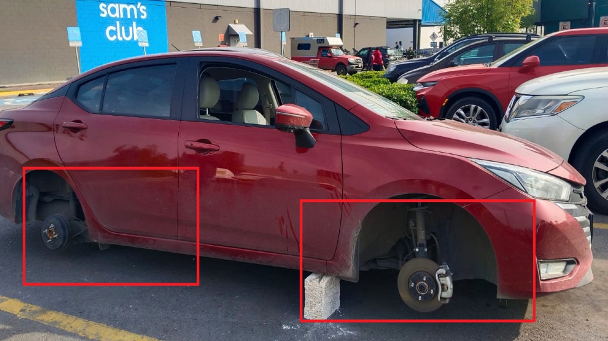 Una llanta menos, una denuncia más: Cada cinco horas roban autopartes en Puebla