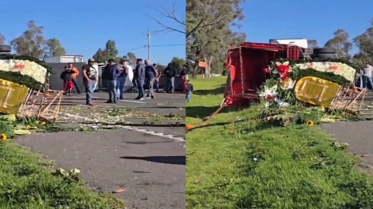 Milagro en la carretera: Peregrinos poblanos sobreviven a aparatoso choque múltiple