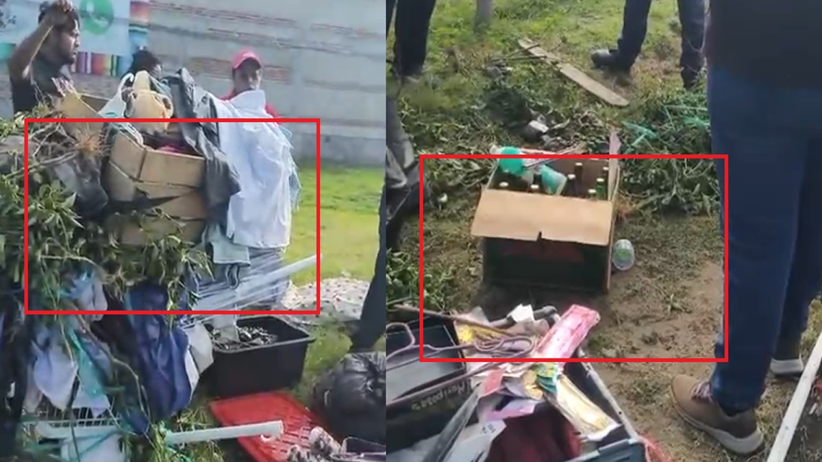 ¿Dónde está la seguridad? Saquean puestos en la Feria del Chile en Nogada en Calpan, Puebla