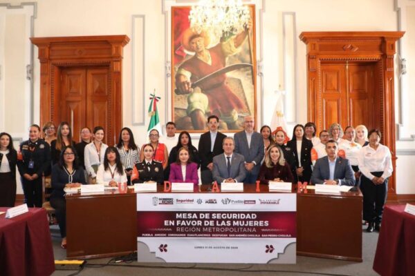 Puebla refuerza coordinación entre siete municipios para mejorar la seguridad de mujeres ante violencia de género